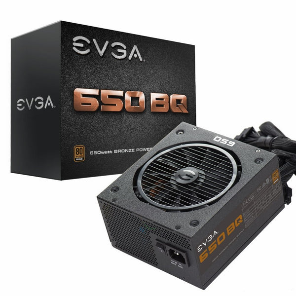 EVGA 650 BQ, 80 BRONZE 650W, Semi Modular, 5 Year Warranty, Includes FREE Power On Self Tester, Power Supply 110-BQ-0650-V1