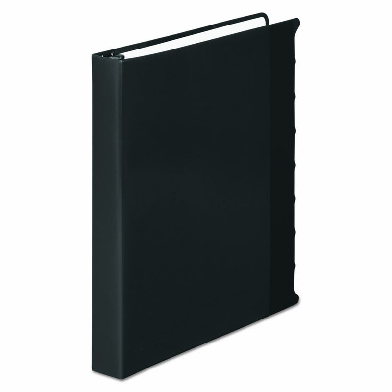 Wilson Jones View-tab Presentation Binder, 1" Capacity, 8.5" x 11" Sheet Size, Black (W55095)