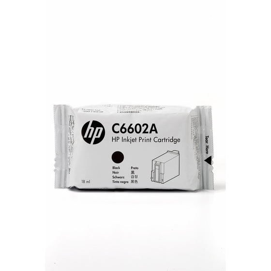 HP Reduced Height Black Original Ink Cartridge (C6602A)