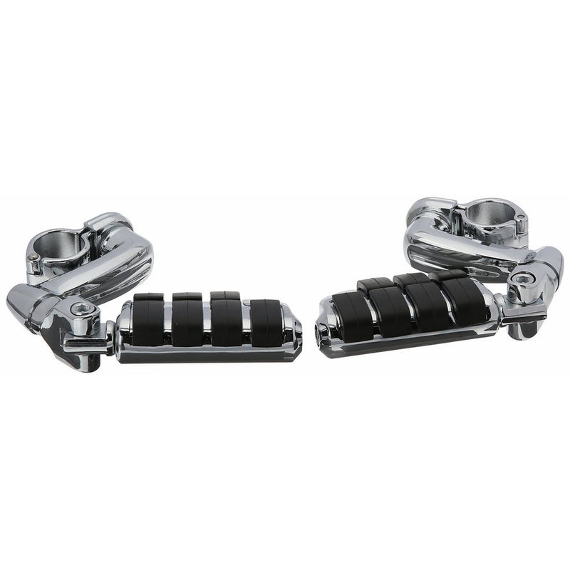 Kuryakyn 4575 Longhorn Offset Dually Pegs with 1-1/4" Magnum Quick Clamp