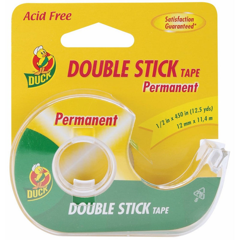 Duck Brand IT20904 1/2-by-450-Inch Double Stick Permanent Tape