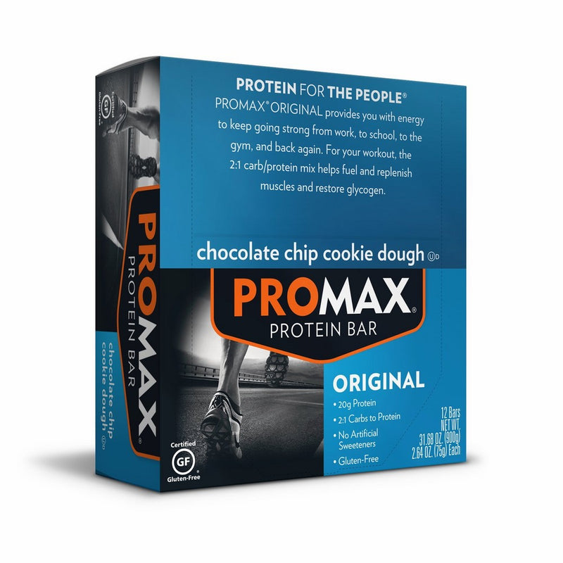 Promax Protein Bar, Chocolate Chip Cookie Dough, 12-Pack