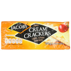 Jacob'sCream Crackers. 200gPack (Pack of 6)