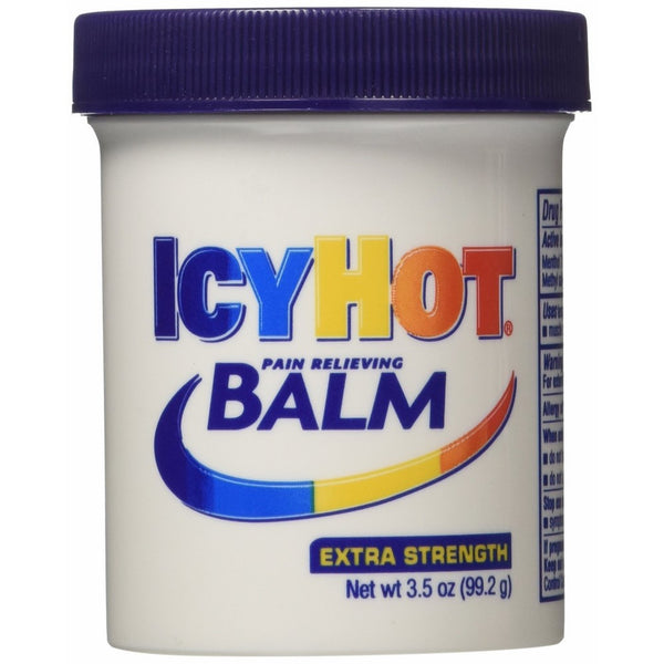 Icy Hot Extra Strength Pain Relieving Balm, 3.5-Ounce Jars (Pack of 4)