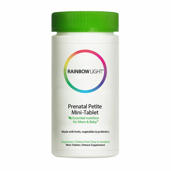 Rainbow Light - Prenatal Petite Mini-Tab Multivitamin, 180 Tab, Iron, Folic Acid, Digestive Support