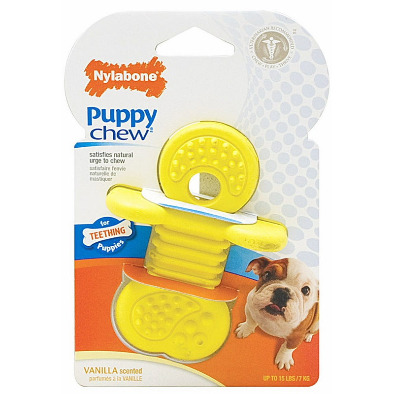 Nylabone Rhino Small Vanilla Scented Bone Puppy Dog Chew Toy