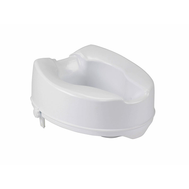 Drive Medical Raised Toilet Seat with Lock, Standard Seat, 6"