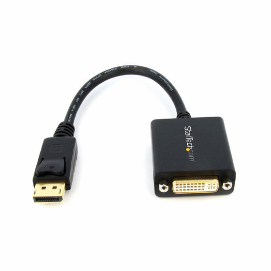 StarTech.com DP2DVI2 DisplayPort To DVI Adapter – Passive – 1080p -DP to DVI – Display Port to DVI-D Adapter