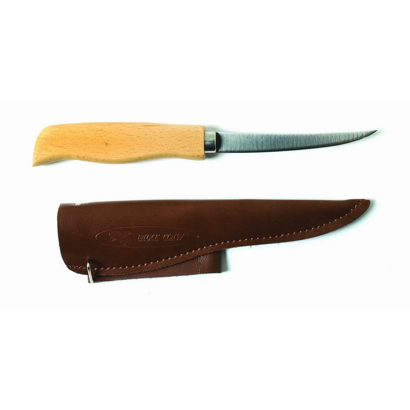 Eagle Claw Wood Handle Stainless Steel Fillet Knife (4-Inch)