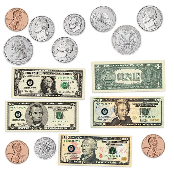 Learning Resources Double-sided Magnetic Money