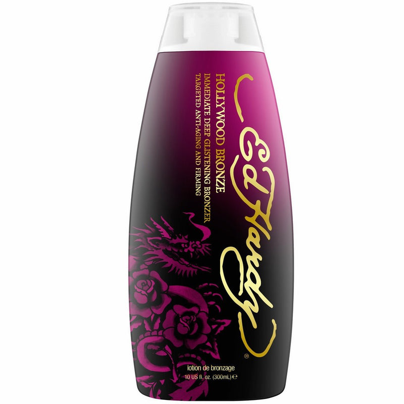 Ed Hardy Hollywood Bronze Bronzer Tanning Lotion, 10 oz.