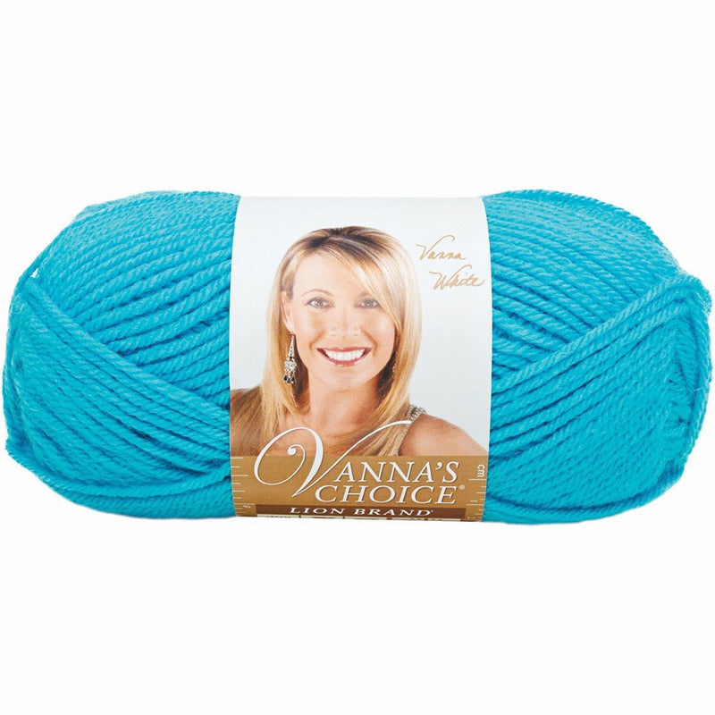 Lion Brand Yarn 860-102A Vanna's Choice Yarn, Aqua