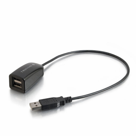 C2G/Cables to Go 29525 2-Port USB Hub for Chromebooks, Laptops, and Desktops