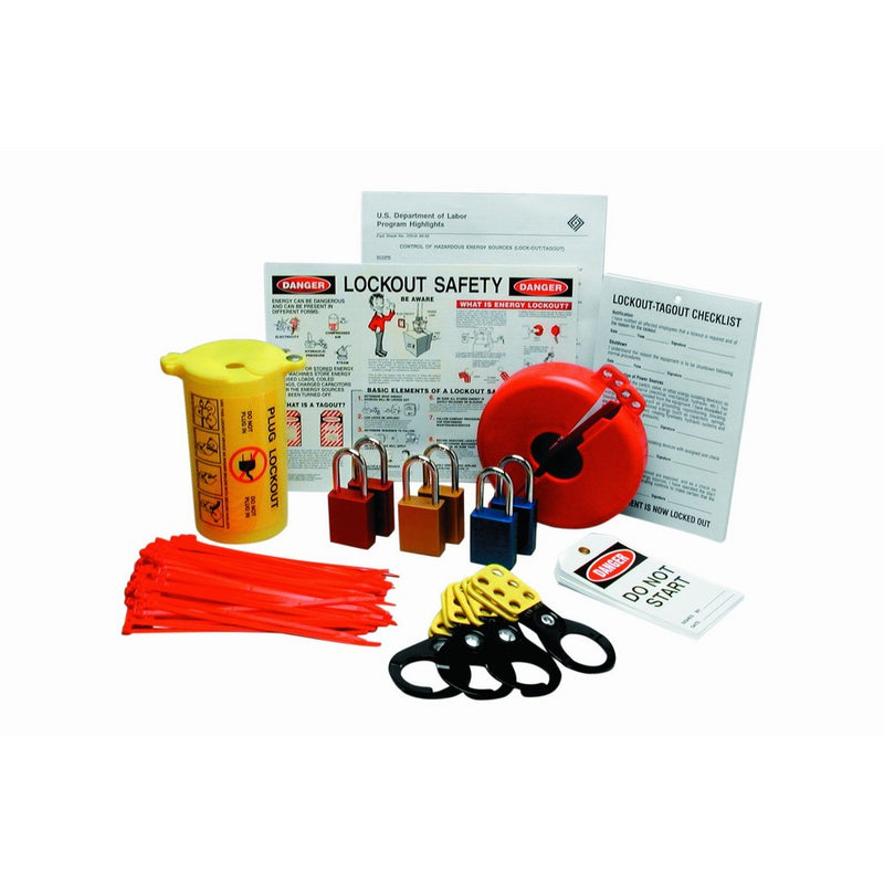 Brady LK505E Prinzing Lockout TagOut starter Kit (1 Kit)