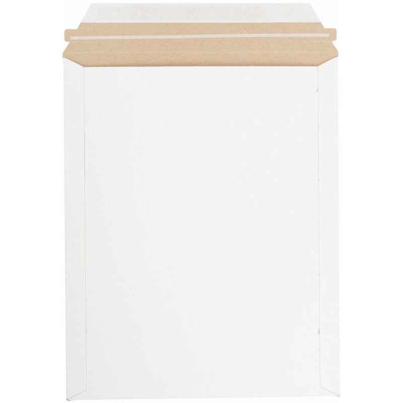 Pratt MJ-4 Self-Seal Stay Flat Mailer, White, 9.75" x 12 1/4" (Pack of 100)