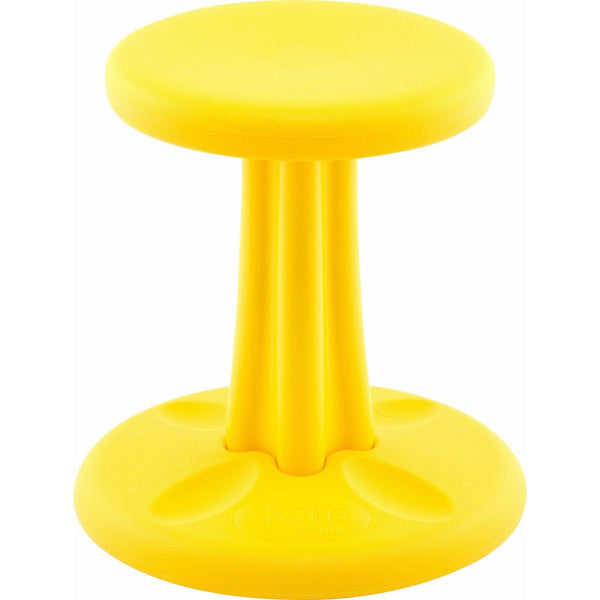 Kore Patented WOBBLE Chair | Now with Antimicrobial Protection | Stem Flexible Seating | Made in the USA - Active Sitting for Kids - Yellow - Kids (14in)