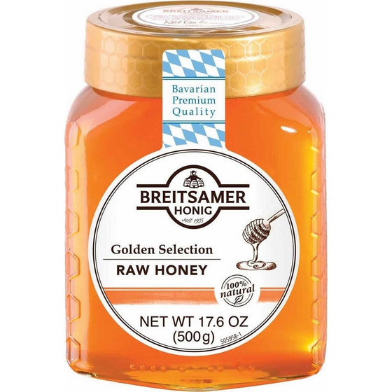 Breitsamer Golden Selection Honey Jar, 17.6 Ounce