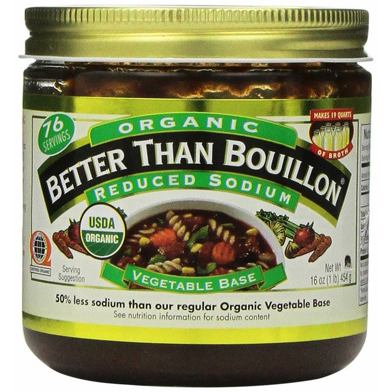 Better Than Bouillon Organic Vegetable Base 16 Oz, Reduced Sodium