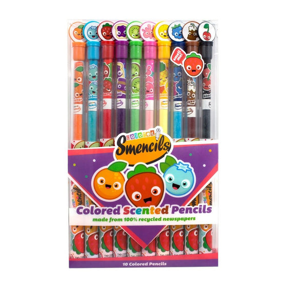 Scentco Colored Smencils 10-pack of Gourmet Scented Color Pencils