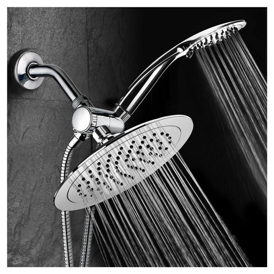 Razor High-Fashion 8” Slimline Design 3-way Rainfall Combo