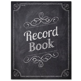 Creative Teaching Press Chalk It Up! Record Book, Black/White (1351)