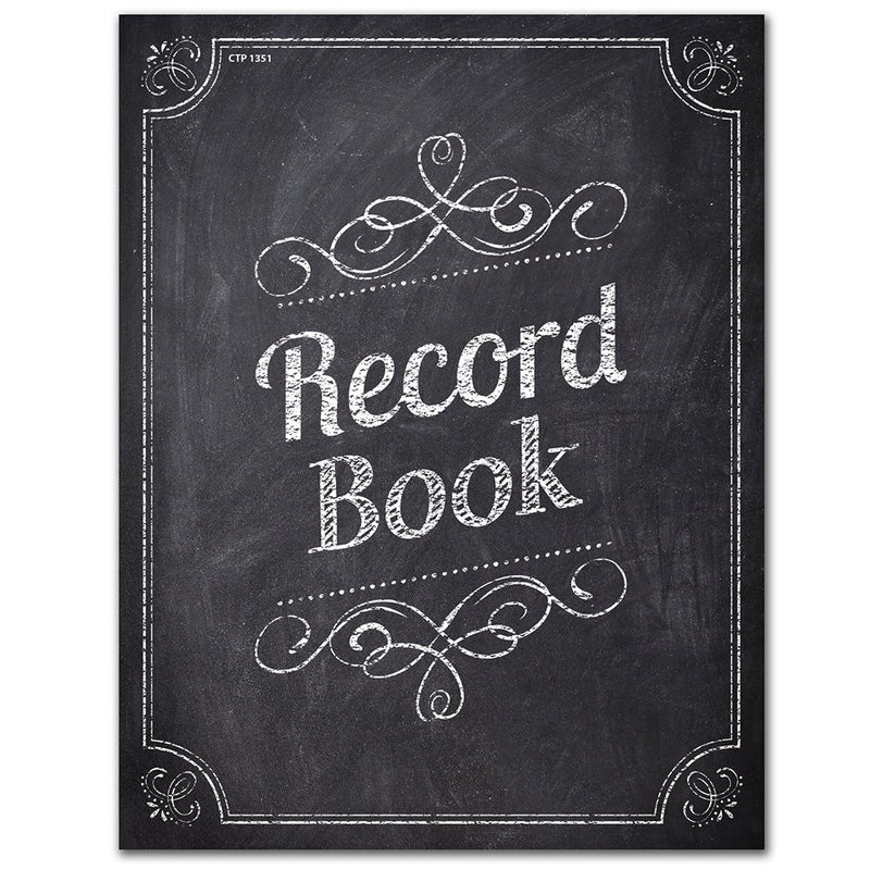 Creative Teaching Press Chalk It Up! Record Book, Black/White (1351)