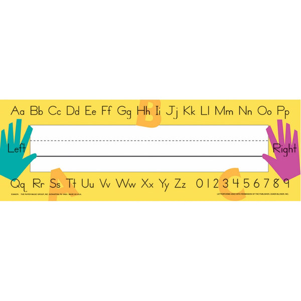 Eureka, Teacher's Tool Name Plates, includes 36 tented name plates, measuring 9.62" x 6.5"