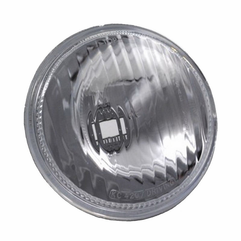 KC HiLiTES 4207 5" Replacement Driving Beam Pattern Glass Lens/Reflector with H3 Bulb Socket Adapter