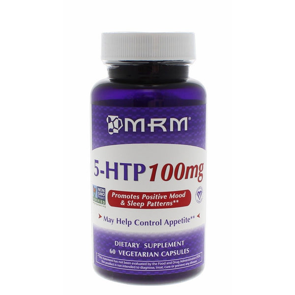 MRM 5-HTP Vegetarian Capsules, 100 mg, 60-Count Bottles