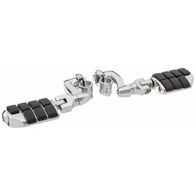 Kuryakyn 7980 Longhorn Offset Dually Highway Peg with 1" Magnum Quick Clamps