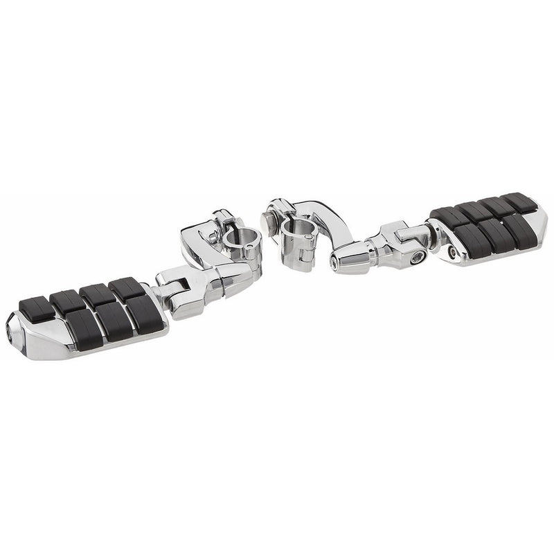 Kuryakyn 7980 Longhorn Offset Dually Highway Peg with 1" Magnum Quick Clamps