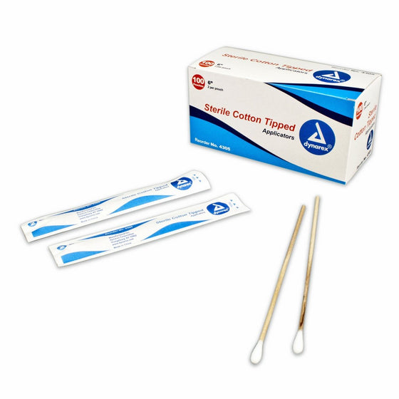 Cotton-Tipped Applicators Quantity: Box of 200