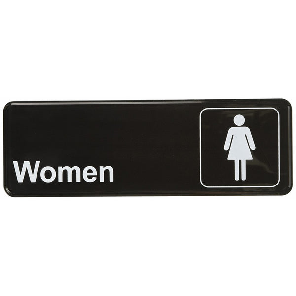 Winco SGN-312 Sign, 3-Inch by 9-Inch, Women