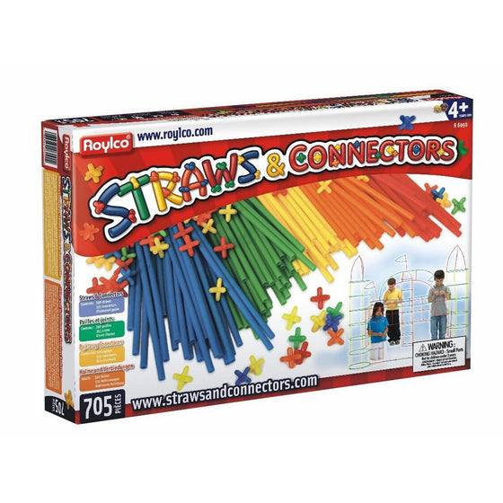 Roylco Straws and Connectors 705 Piece Set