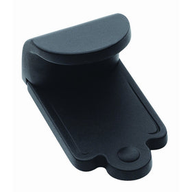 Amerock BP1593-FB Inspirations Finger Pull Plain Flat Black, 1-7/8-Inch Length