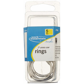 Swingline 1 Inch Loose Leaf Rings, 5 Count, (S7071764)