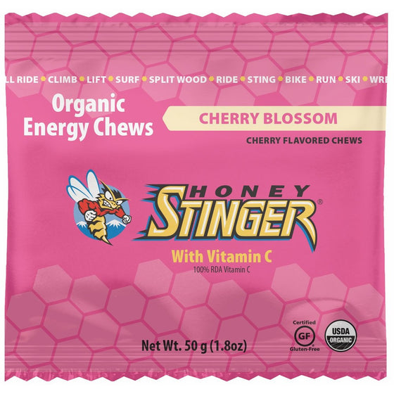 Honey Stinger Organic Energy Chews, Cherry Blossom, 1.8 Ounce (Pack of 12)