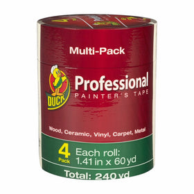 Duck Brand Professional Painter's Tape, 1.41 in. x 60 yd., Beige, 4-Pack (1362492)