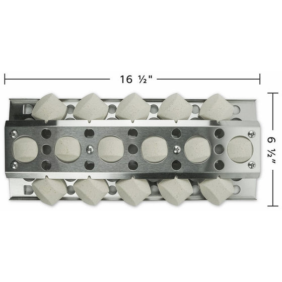 Music City Metals 94751 Stainless Steel Heat Plate Replacement for Select Turbo Gas Grill Models