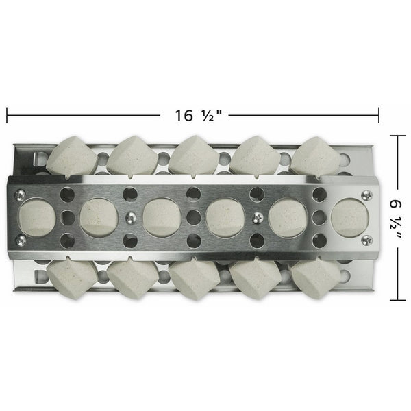 Music City Metals 94751 Stainless Steel Heat Plate Replacement for Select Turbo Gas Grill Models