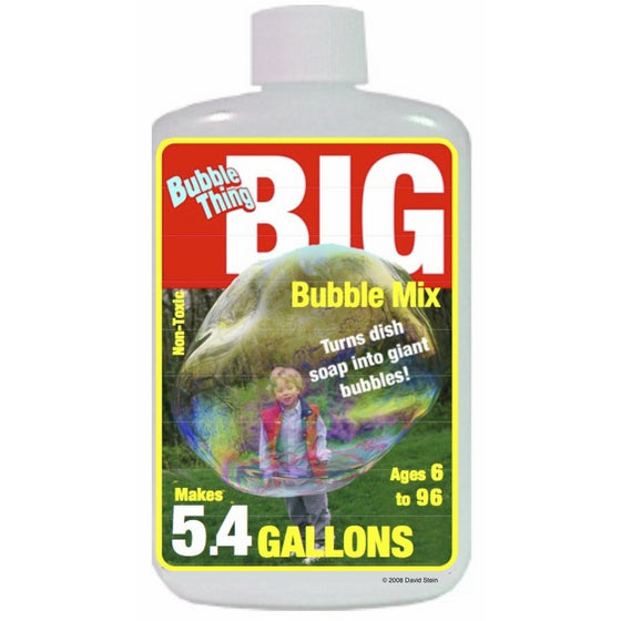 Bubble Thing BIG Bubble Mix - MAKES 5.4 GALLONS! - Bubbles Biggest, Costs Least!