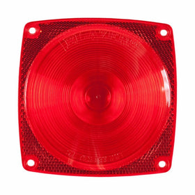 Blazer B983 Stop/Tail/Turn Light Replacement Lens - Square - Red