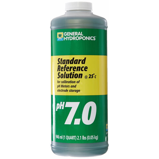 General Hydroponics PH 7 Calibration Solution for Gardening, 1-Quart