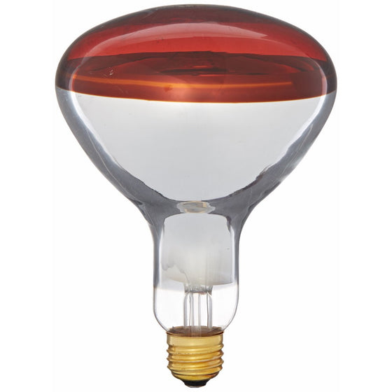 Philips Heat Lamp R40 Flood Light Bulb: 250-Watt, Medium Screw Base