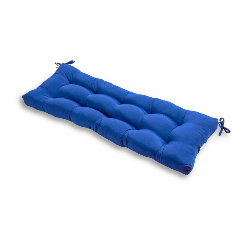 Greendale Home Fashions 51-Inch Indoor/Outdoor Bench Cushion, Marine Blue