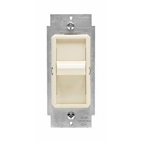 Leviton 6631-1LT SureSlide 600W Single-Pole Incandescent Slide Dimmer, Light Almond
