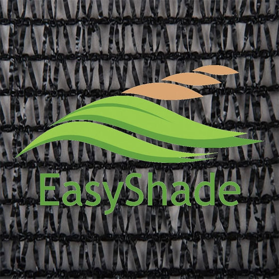 EasyShade 50% Black Bulk Shade Cloth UV Resistant 12ft x 20ft