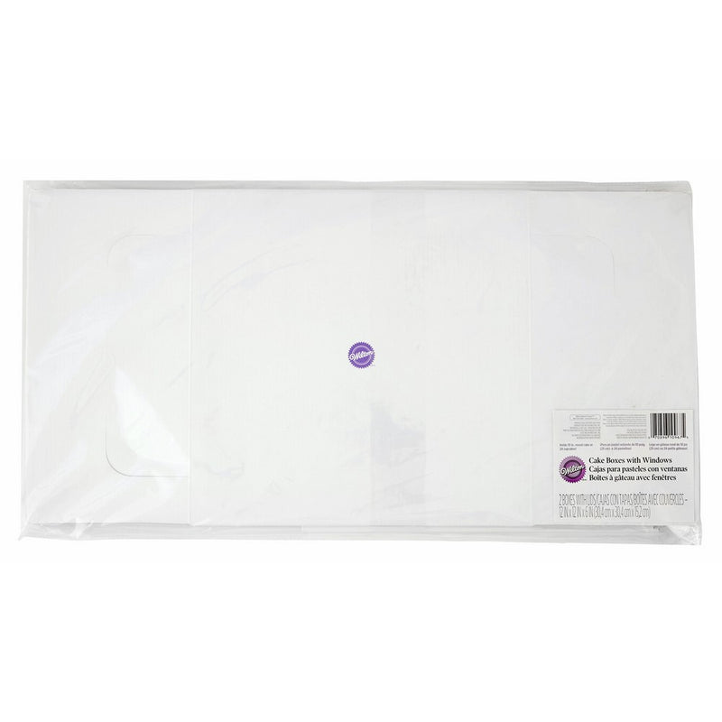 Wilton 12-Inch Cake Box with Window for 10-Inch Cake, 2-Piece Set