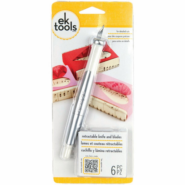 EK tools Retractable Knife and Blades, New Package