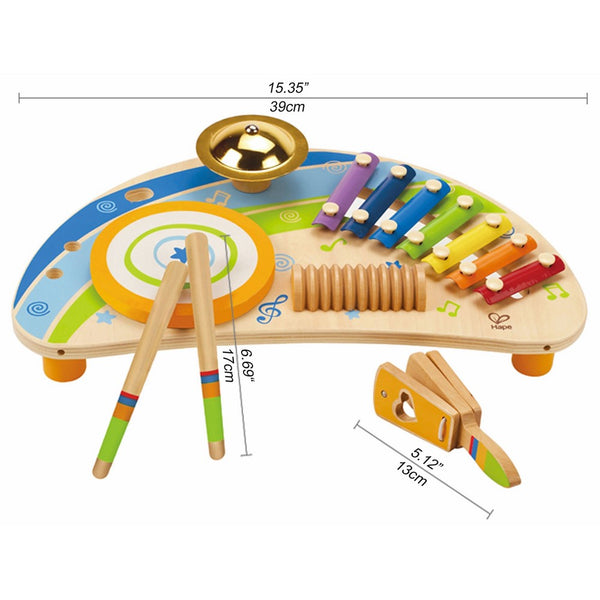 Hape Award Winning Mighty Mini Band Wooden Percussion Instrument